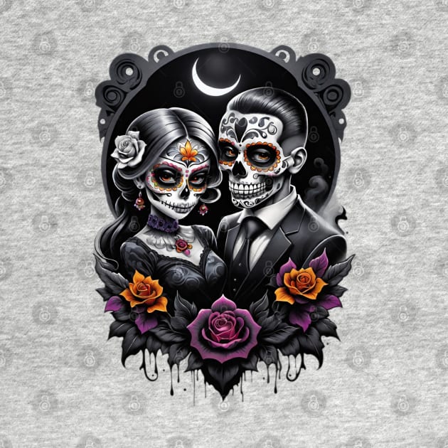 Parejas - Couples- Dia De Los Muertos by Absinthe Society 